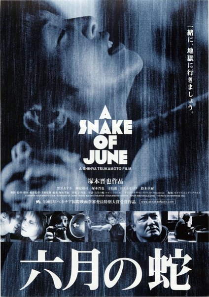 A SNAKE OF JUNE (2002) original Japanese theatrical chirashi flyer