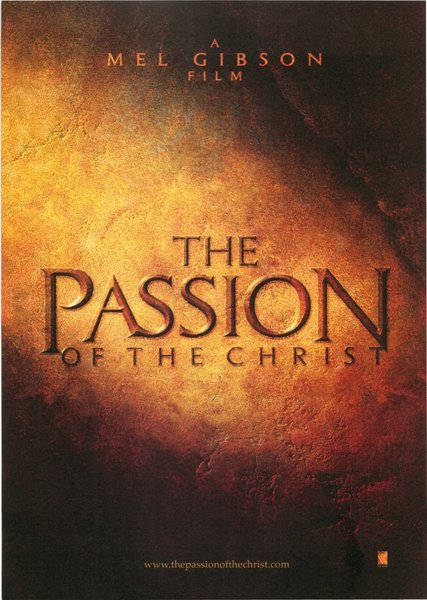 The Passion of the Christ (2004) original Japanese theatrical chirashi flyer
