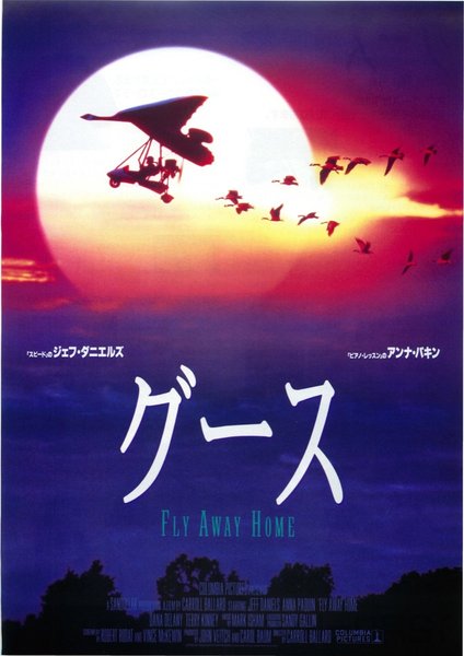 FLY AWAY HOME (1996) original Japanese theatrical chirashi flyer