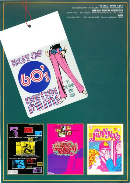 ベストオブ60'sブリティッシュフィルムズ (1994) original Japanese theatrical chirashi flyer