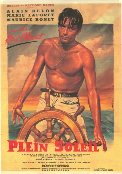 Plein soleil (1960) original Japanese theatrical chirashi flyer