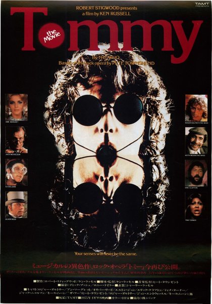 TOMMY (1975) original Japanese theatrical chirashi flyer
