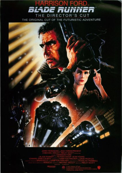 ブレードランナー　ディレクターズカット (1992) original Japanese theatrical chirashi flyer