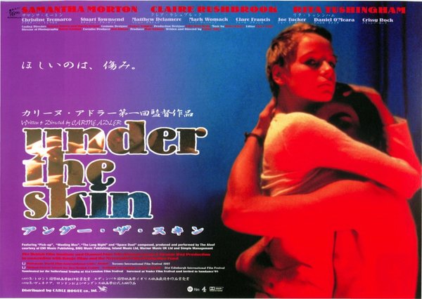 UNDER THE SKIN (1997) original Japanese theatrical chirashi flyer
