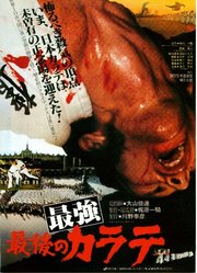 最強最後のカラテ (1980) original Japanese theatrical chirashi flyer