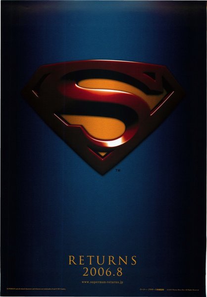 Superman Returns (2006) original Japanese theatrical chirashi flyer