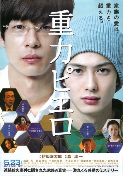 重力ピエロ (2009) original Japanese theatrical chirashi flyer