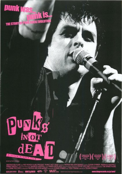PUNK'S NOT DEAD (2007) original Japanese theatrical chirashi flyer