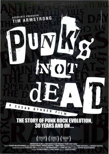 PUNK'S NOT DEAD (2007) original Japanese theatrical chirashi flyer