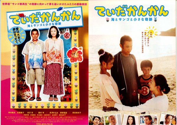 てぃだかんかん〜海とサンゴと小さな奇跡〜 (2010) original Japanese theatrical chirashi flyer