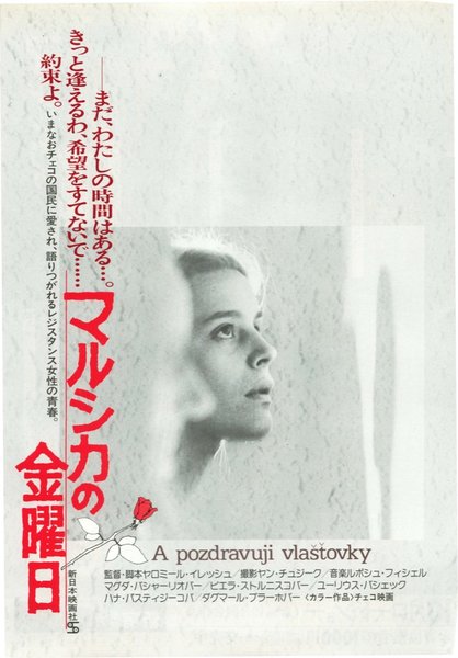 And Give My Love to the Swallows (1972) original Japanese theatrical chirashi flyer