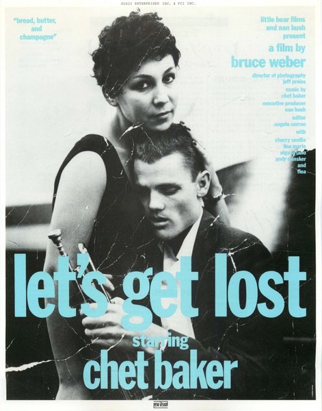 LET'S GET LOST (1988) original Japanese theatrical chirashi flyer