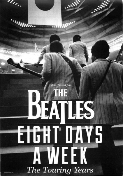 The Beatles: Eight Days a Week - The Touring Years (2016) original Japanese theatrical chirashi flyer